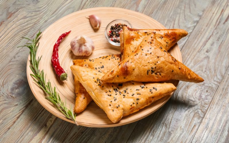 Samsa - Baked Pastries with Filled Meat